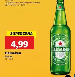 Lidl Piwo Heineken oferta