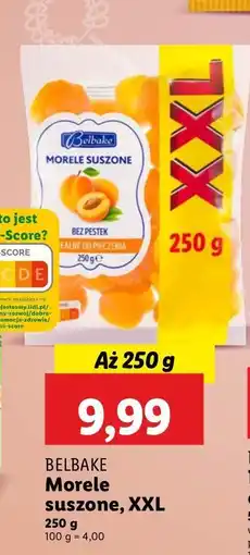 Lidl Morele suszone Belbake oferta