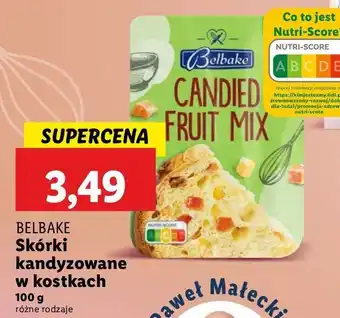 Lidl Skórka kandyzowana miks Belbake oferta