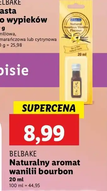 Lidl Aromat waniliowy Belbake oferta