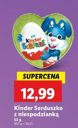 Lidl Serce niespodzianka Kinder Niespodzianka oferta