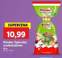 Lidl Jajka mini orzech laskowy Kinder oferta