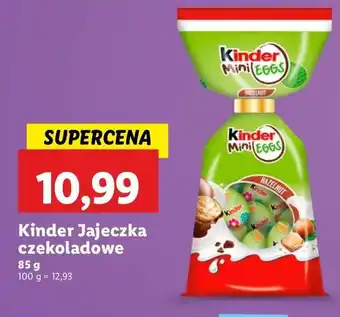 Lidl Jajka mini orzech laskowy Kinder oferta