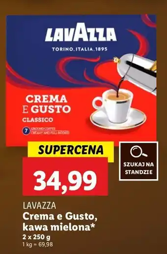 Lidl Kawa classico Lavazza Crema & Gusto oferta