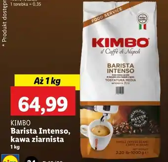 Lidl Kawa barista intenso Kimbo oferta