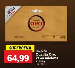 Lidl Kawa Lavazza Qualita Oro oferta