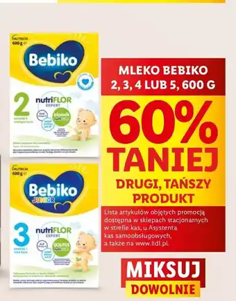 Lidl Mleko 5 Bebiko Junior oferta