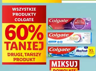 Lidl Pasta do zębów cooling crystals Colgate Max Fresh oferta