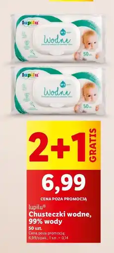 Lidl Chusteczki wodne Lupilu oferta