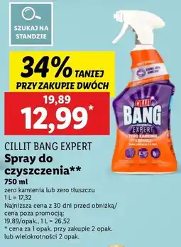 Lidl Spray do czyszczenia kamień i brud Cillit Bang Power Cleaner oferta