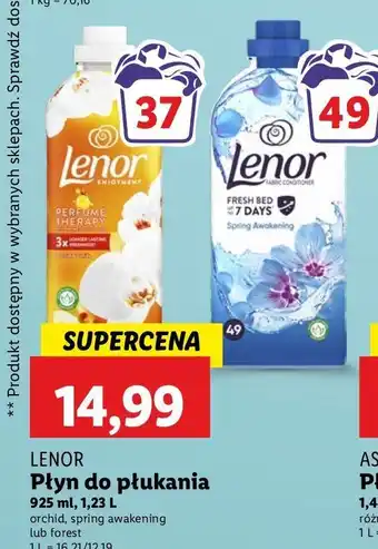 Lidl Płyn do płukania spring awakening Lenor oferta