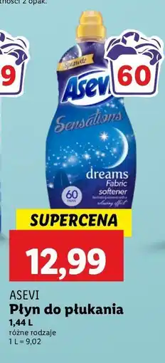 Lidl Płyn do płukania tkanin dream Asevi oferta