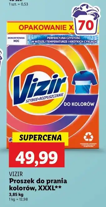 Lidl Proszek do prania color Vizir oferta