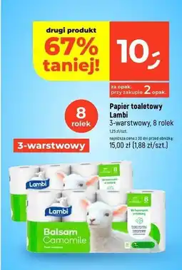 Dealz Papier toaletowy balsam camomille Lambi oferta