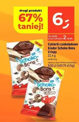 Dealz Cukierki crispy Kinder Schoko-Bons oferta