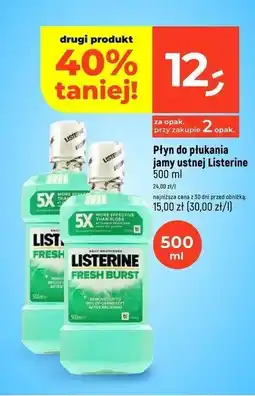 Dealz Płyn do płukania ust Listerine Fresh Burst oferta