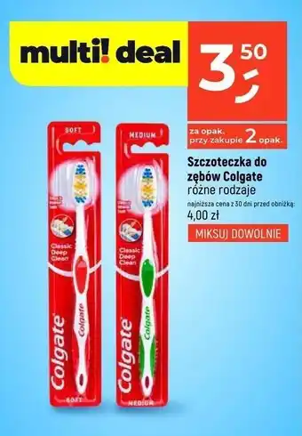 Dealz Szczoteczka do zębów medium Colgate Classic Deep Clean oferta