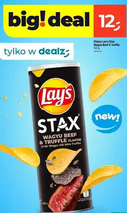 Dealz Chipsy wagyu beef & truffle Lay's Stax oferta