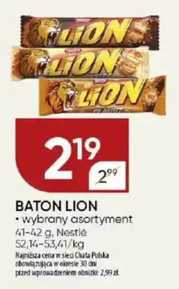 Chata Polska Baton lion nestlé oferta