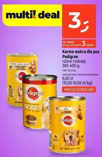 Dealz Karma dla psa z kurczakiem i marchewką w galaretce Pedigree oferta