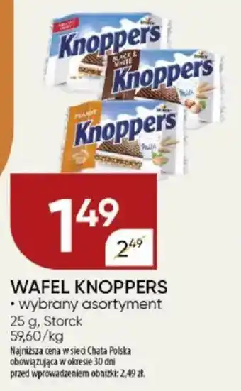 Chata Polska Wafel knoppers storck oferta