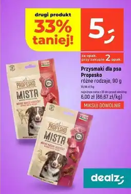 Dealz Przysmak dla psa wołowina Propesko oferta