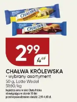 Chata Polska Chałwa królewska lotte wedel oferta