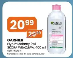 Vica Garnier Skin Naturals Płyn micelarny 3w1 400 ml oferta