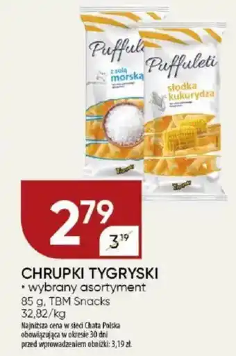 Chata Polska Chrupki tygryski tbm snacks oferta