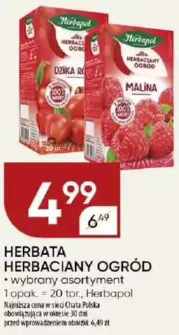 Chata Polska Herbata herbaciany ogród herbapol oferta