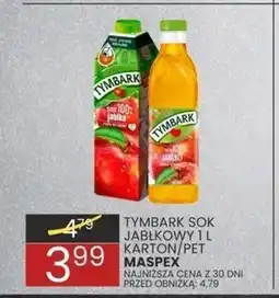 Wafelek Tymbark Sok 100 % jabłko 1 l oferta