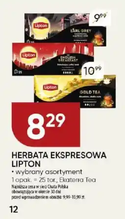 Chata Polska Herbata ekspresowa lipton ekaterra tea oferta