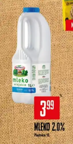 Społem Piątnica Mleko wiejskie świeże 2,0% 1 l oferta