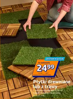 Action Płytki drewniane lub z trawy oferta