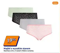 Action Majtki z wysokim stanem oferta