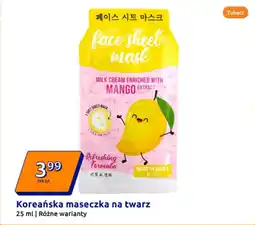 Action Koreańska maseczka na twarz oferta