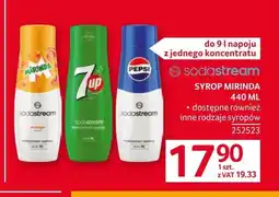 Selgros Syrop Sodastream oferta