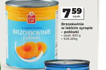 Odido Brzoskwinie w syropie Fine life oferta