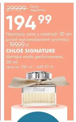 SuperPharm Woda perfumowana damska Chloe oferta