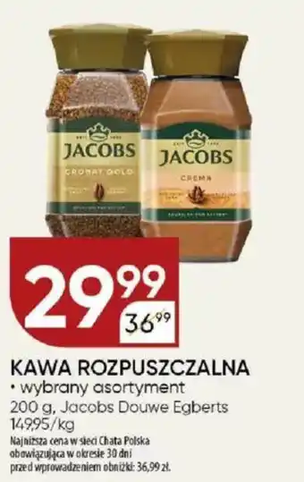 Chata Polska Kawa rozpuszczalna jacobs douwe egberts oferta