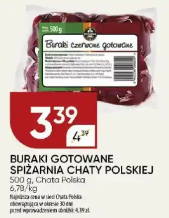 Chata Polska Buraki gotowane spiżarnia chaty polskiej oferta