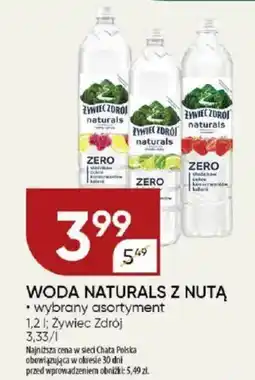 Chata Polska Woda naturals z nutą żywiec zdrój oferta