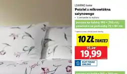 Lidl Pościel z mikrowłókna satynowego Livarno Home oferta