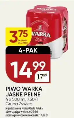 Chata Polska Piwo warka jasne pełne grupa żywiec oferta