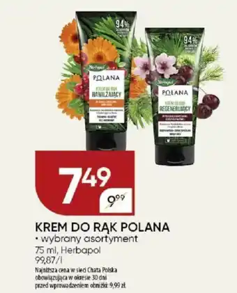 Chata Polska Krem do rąk polana herbapol oferta