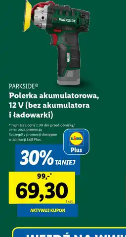 Lidl Polerka akumulatorowa Parkside oferta