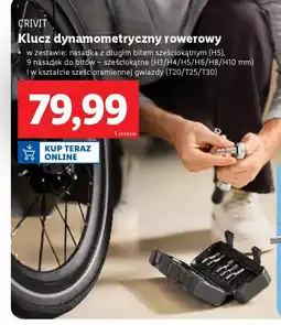 Lidl Klucz dynamometryczny rowerowy Crivit oferta