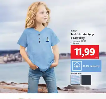 Lidl T-shirt dziecięcy Lupilu oferta