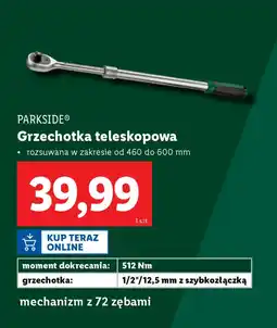 Lidl Grzechotka teleskopowa Parkside oferta