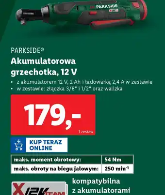 Lidl Akumulatorowa grzechotka Parkside oferta